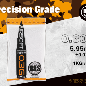 Sachet 1kg 0.30g BLS - airsoft - billes, gaz & co2