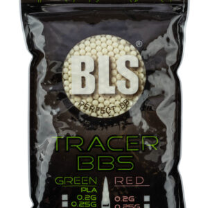 Carton 20 Sachets 1KG 0.20g Tracer BLS - airsoft - billes, gaz & co2