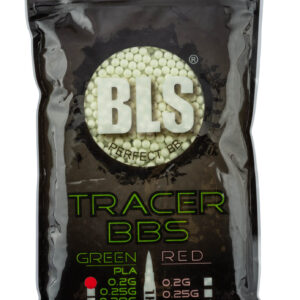 Carton 20 Sachets 1KG 0.20g tracer Bio BLS - airsoft - billes, gaz & co2