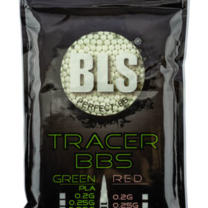 BB BILLES BLS TRACER SACHET 1KG VERT - 0.30g BIO - airsoft - billes, gaz & co2