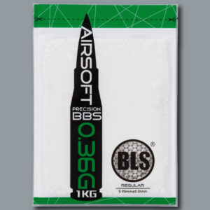 Sachet 1kg billes 0.36g BLS - airsoft - billes, gaz & co2