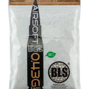 BB BILLES BLS STD SACHET 1KG - BIO - 0.43g - airsoft - billes, gaz & co2