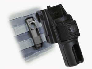 Porte baton télescopique 16p/18p/21p - rotatif 360° - attache molle - Noir