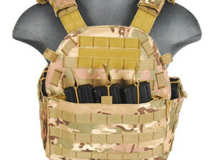 Lancer Tactical - Veste Plate Carrier 1000D Camo - airsoft - equipement tactiques