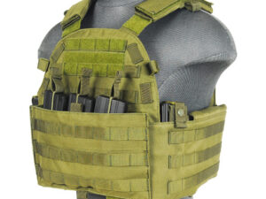 Lancer Tactical - Veste Plate Carrier 1000D OD - Vert olive - airsoft - equipement tactiques