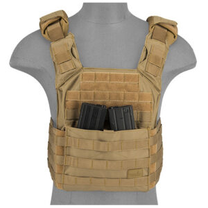 Lancer Tactical - Gilet Plate Carrier SPAC Tan 1000D - airsoft - equipement tactiques
