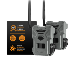 PACK 2 PIEGES PHOTO COMMUNIQUANTS SPYPOINT FLEX DARK (carte SD 32Gb incluse)