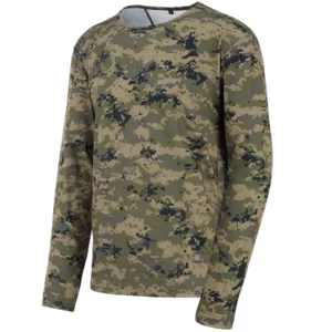 ORSET T SHIRT MANCHES LONGUES- GREEN PIXEL - S