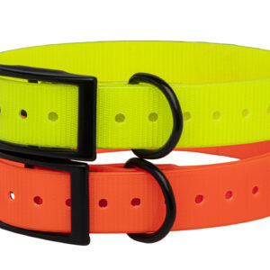 HELEN BAUD - Collier Biothane Biogold HI-FLEX Sangle polyuréthane extrudé 650x25x2mm - Orange - colliers, harnais & grelots