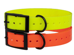 HELEN BAUD - Collier Biothane Biogold HI-FLEX Sangle polyuréthane extrudé 650x25x2mm - Vert - colliers, harnais & grelots