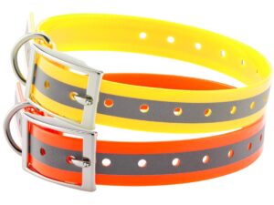 COUNTRY - Collier Jaune fluo - Tour de cour 41,5/58,5 cm - colliers, harnais & grelots