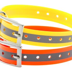 COUNTRY - Collier Jaune fluo - Tour de cour 41,5/58,5 cm - colliers, harnais & grelots