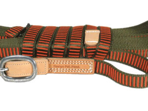 Longe pour chien de sang orange et verte - Niggeloh - Largeur : 13 mm - laisses & longes