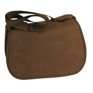 COUNTRY SELLERIE - Gibecière cuir croupon ciré - Grand modèle - gibecières, cartouchières & bretelles