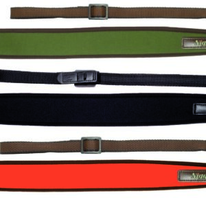 NIGGELOH - Bretelle droite néoprène pour carabine avec attache rapide - Marron - gibecières, cartouchières & bretelles