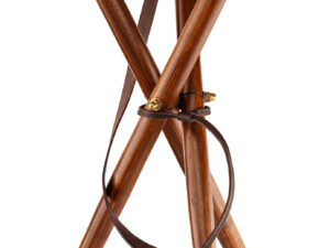 COUNTRY SELLERIE - Trepied Luxe dessus cuir - base pieds alu - Hauteur : 85cm - bipieds, trépieds & cannes de pirsch