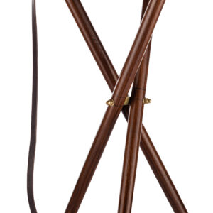 COUNTRY SELLERIE - Siège trépied pliant bois - Luxe – Trépied - L - cannes & sièges pliants