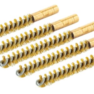 sans marque EA - Écouvillons à spirales en laiton Cal.4,5 mm à 12 mm - Cal.5,5 mm - sets de nettoyages & brosses
