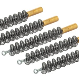 sans marque EA - Écouvillons à spirales Cal.9 mm à 14 mm - Cal.14 mm en acier - sets de nettoyages & brosses