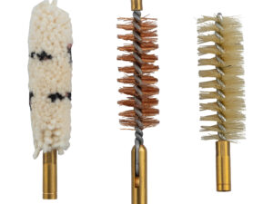 Davide PEDERSOLI & C - Lot de 3 brosses mixtes embout femelle - Cal. 54/58 - sets de nettoyages & brosses