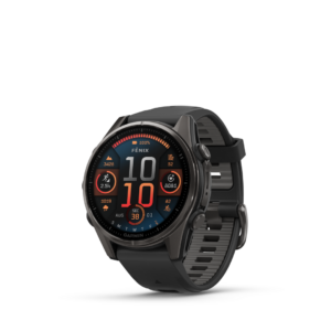 MONTRE GPS GARMIN FENIX 8 AMOLED 43 SAPHIR TITANE DLC B. NOIR