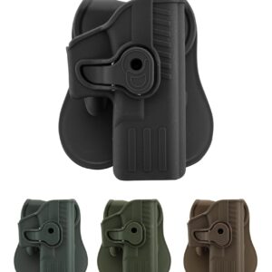 BO MANUFACTURE - Holster rigide Quick Release pour pistolet type Glock 17 Droitier - TAN - airsoft - equipement tactiques