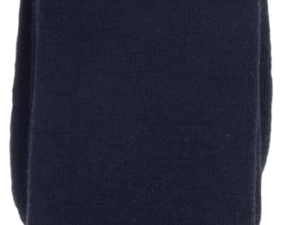 Mi-bas coton biologique semelle bouclette coloris noir T 39-42