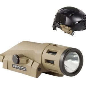 Lampe tactique pour casque INFORCE HML - Noir - lampes tactiques & laser