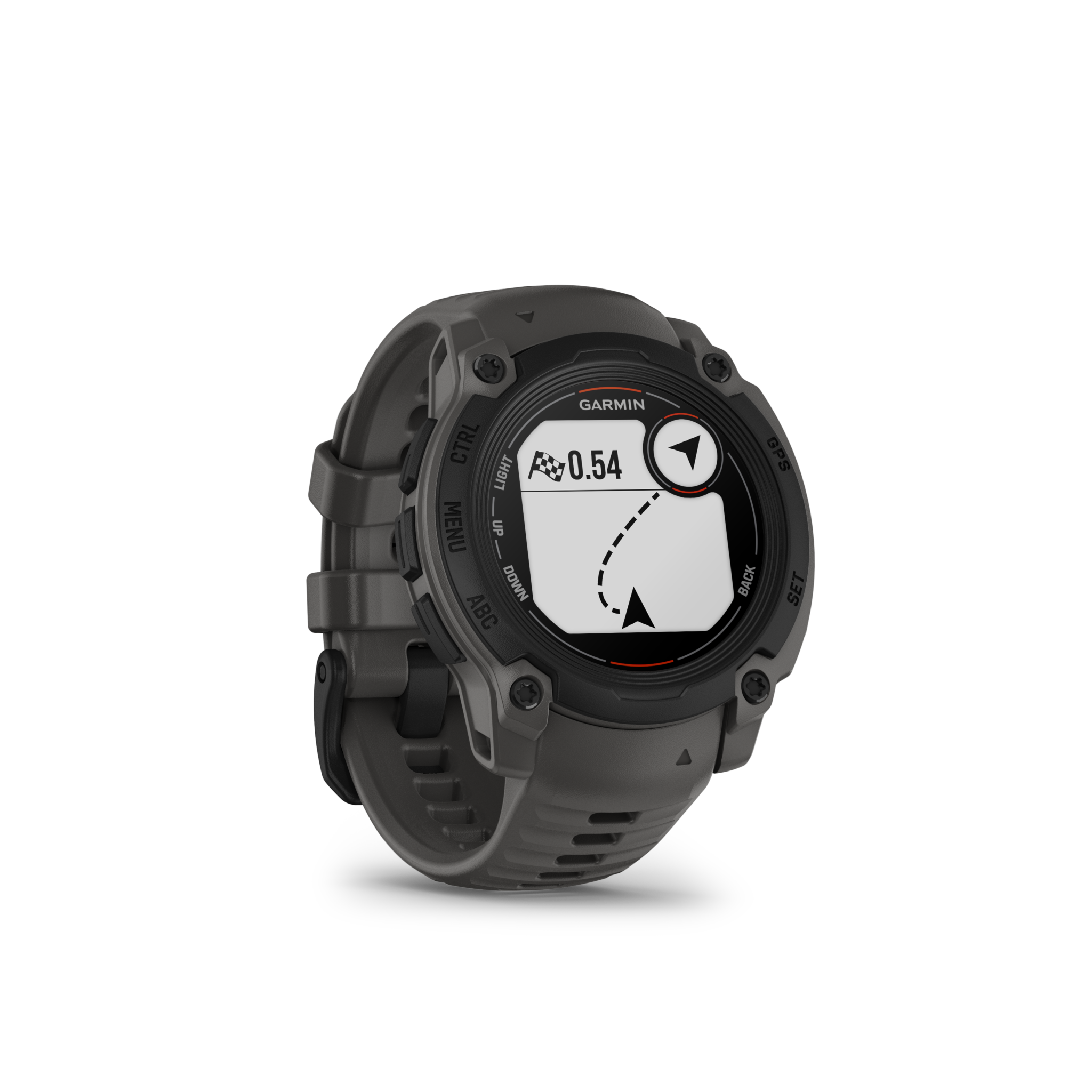 MONTRE GPS MULTI-FONCTIONS  GARMIN INSTINCT E 40 NOIRE BRACELET GRIS - vue 2