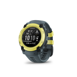 MONTRE GPS MULTI-FONCTIONS  GARMIN INSTINCT E 40 VERTE BRACELET BLEU