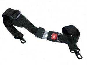 Corne plate fluo Januel de 25 cm avec Bretelle