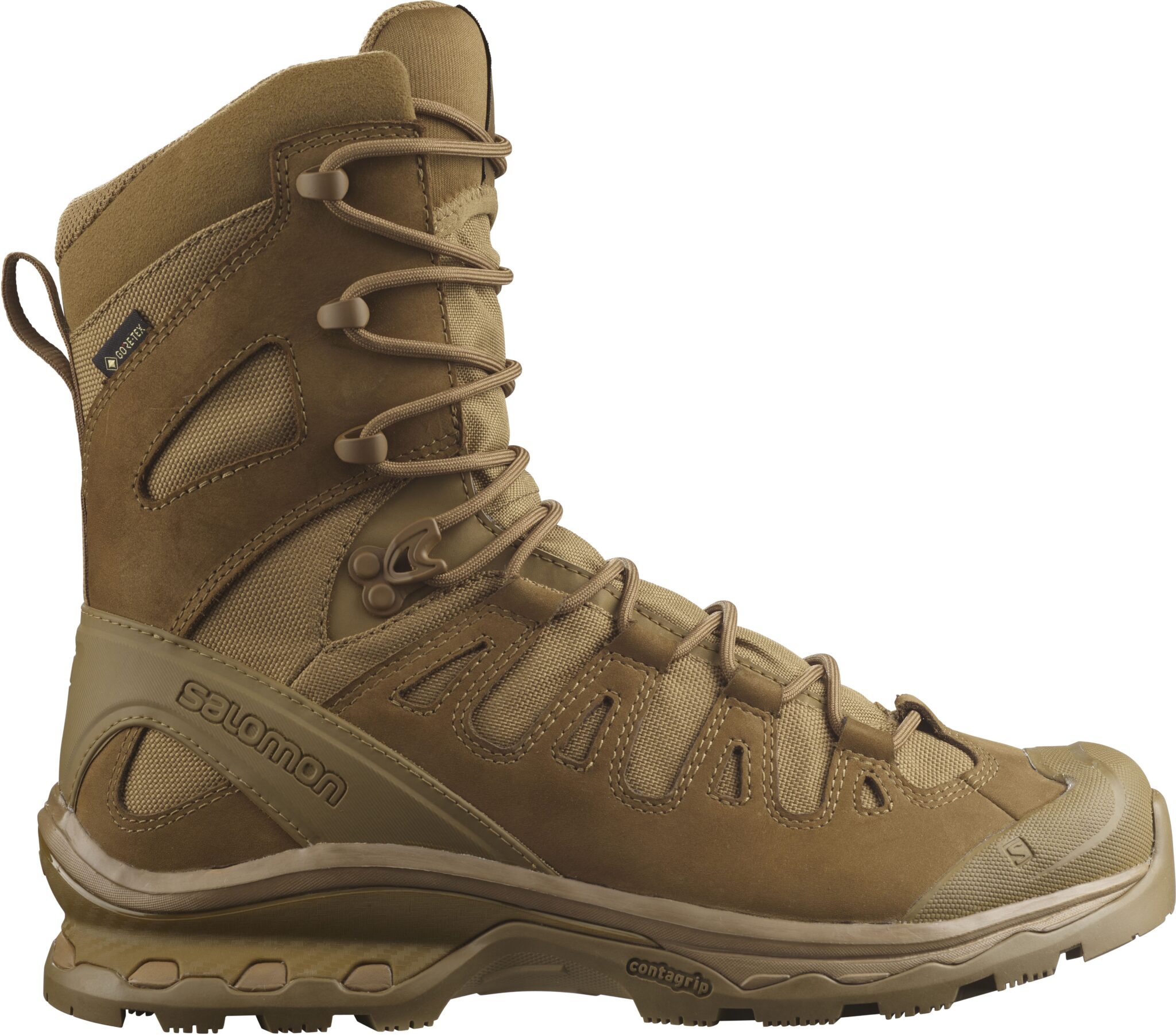 CHAUSSURES SALOMON QUEST CW FORCES WP EN COYOTE - TAILLE 40 2/3