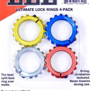 LEE PRECISION, INC. - LEE, ULTIMATE LOCK RINGS 4 PACK #91640 - matériel de rechargement