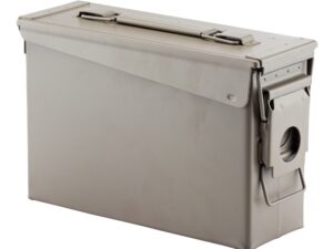 FOT - Focus On Tools - Caisse à munitions Métal cal.30 27X13X18 cm - Noir - boites de rangement pour munitions