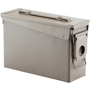 FOT - Focus On Tools - Caisse à munitions Métal cal.30 27X13X18 cm - Noir - boites de rangement pour munitions