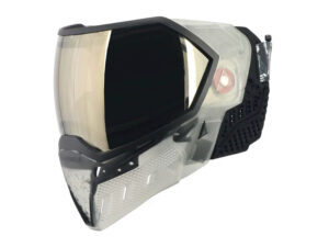 masque evs crystal se clair/noir avec lentille chromée noire hd