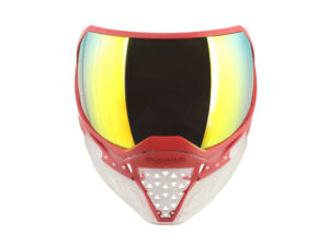 masque evs crystal se clear/red avec lentille fire mirror