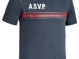 TSHIRT ASVP BORDEAUX MANCHES COURTES - DRY-TEC -TAILLE L + VELCRO BRAS D ET G