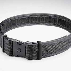 CEINTURON DOUBLURE INTERIEURE VELCRO NOIRE T/XL