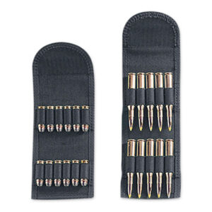 ETUI PORTE-CART REVOLVER, NOIR