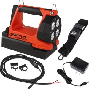 PHARE INTEGRITAS 82 - TETE ARTICULEE- 230V + 12V - ORANGE