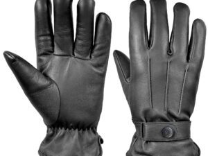 GANTS MO CUIR DOUBLURE THINSULATE - MANCHETTE LONGUE - T.12 - MODELE MDP