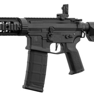 Lancer Tactical - AEG LT-15 PDW STOCK POLYMER SILENCIEUX 1J NOIR - NSR - airsoft - répliques longues