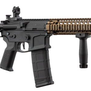 Lancer Tactical - AEG LT-18 MK18 POLYMER NOIR/BRONZE PACK GEN2 1J - NSR - airsoft - répliques longues