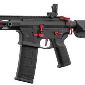 Lancer Tactical - AEG LT-32 HELLION 7" NOIR/ROUGE PACK GEN2 - 1J - NSR - airsoft - répliques longues