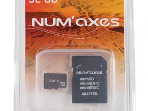 Num'Axes Carte micro SD 8 à 64 Go + adaptateur - MicroSD 64 Go - vision nocturne & photo