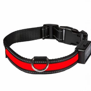 Eyenimal - Collier rouge - S - 40-45 cm - colliers, harnais & grelots