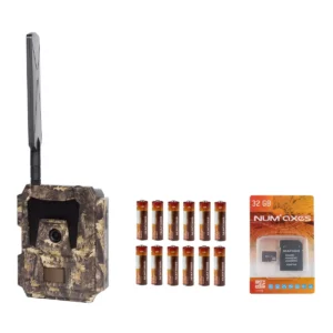 NUM'AXES - Pack Piège PIE1046 4G (avec piles et SD,sans SIM) - vision nocturne & photo