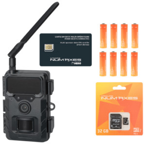 Num'Axes - Pack PIE1050 4G (piles + SD - vision nocturne & photo
