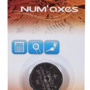 Num'Axes - NUMAXES - Blister 1 pile CR2032 lithium 3V (Equival. DL2032) - piles & batteries